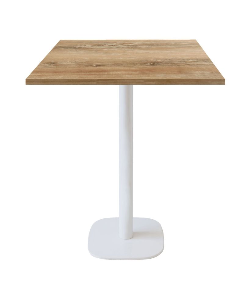 Mange-debout 70 x 70 cm - modèle Round banc chêne slovene Mange-debout 70 x 70 cm - modèle Round banc chêne slovene