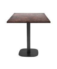 Tisch 70 x 70 cm – rundes Roststeinmodell