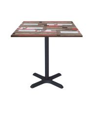Table 70 x 70 cm - modèle Dina bois redden wood