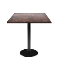 Table 70 x 70 cm - Rome rock rust model