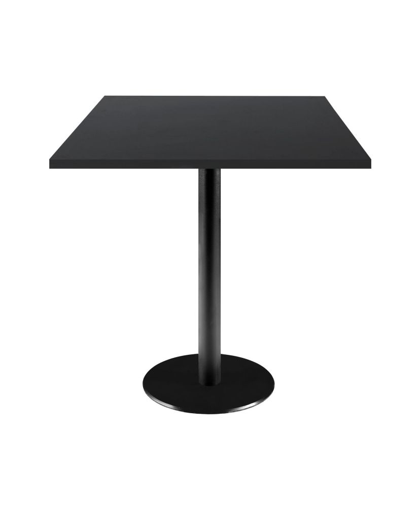 Table 70 x 70 cm - modèle Rome pied et noir uni Table 70 x 70 cm - modèle Rome pied et noir uni