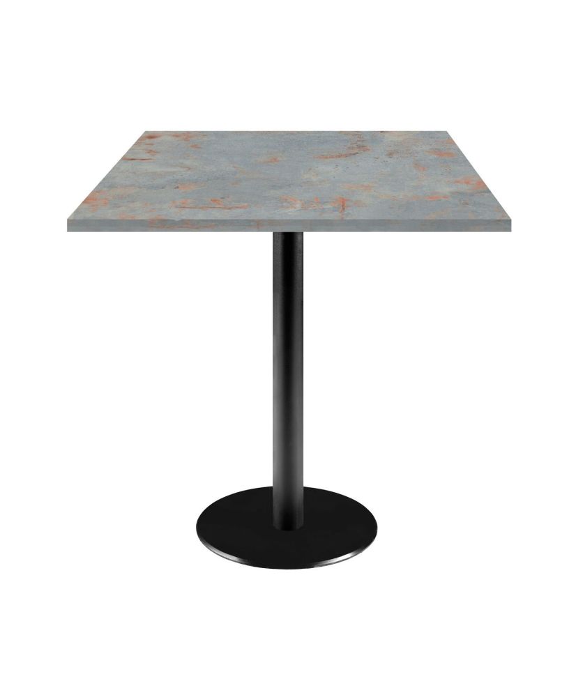 Tisch 70 x 70 cm – rostgraues Rom-Modell Tisch 70 x 70 cm – rostgraues Rom-Modell
