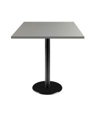Table 70 x 70 cm - modèle Rome gris metallisé