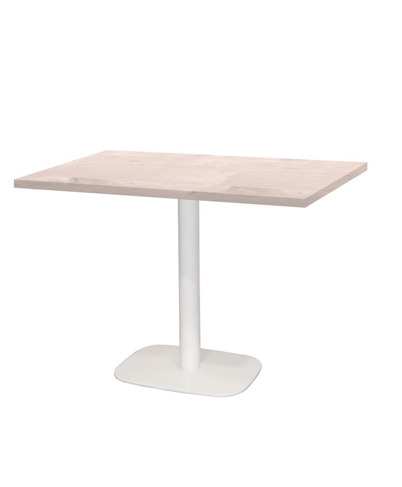 Table 120 x 70 cm - Round pied blanc chêne bosco Table 120 x 70 cm - Round pied blanc chêne bosco