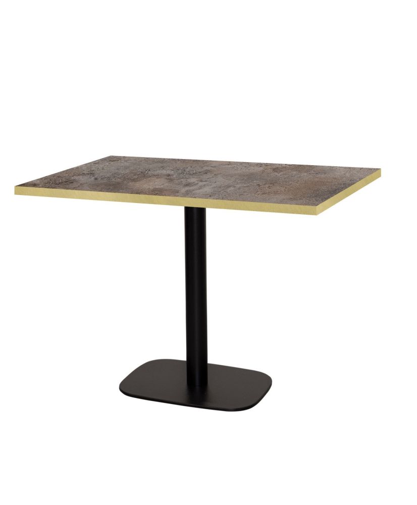 Table 120 x 70 cm - Round cladeira chants laiton Table 120 x 70 cm - Round cladeira chants laiton
