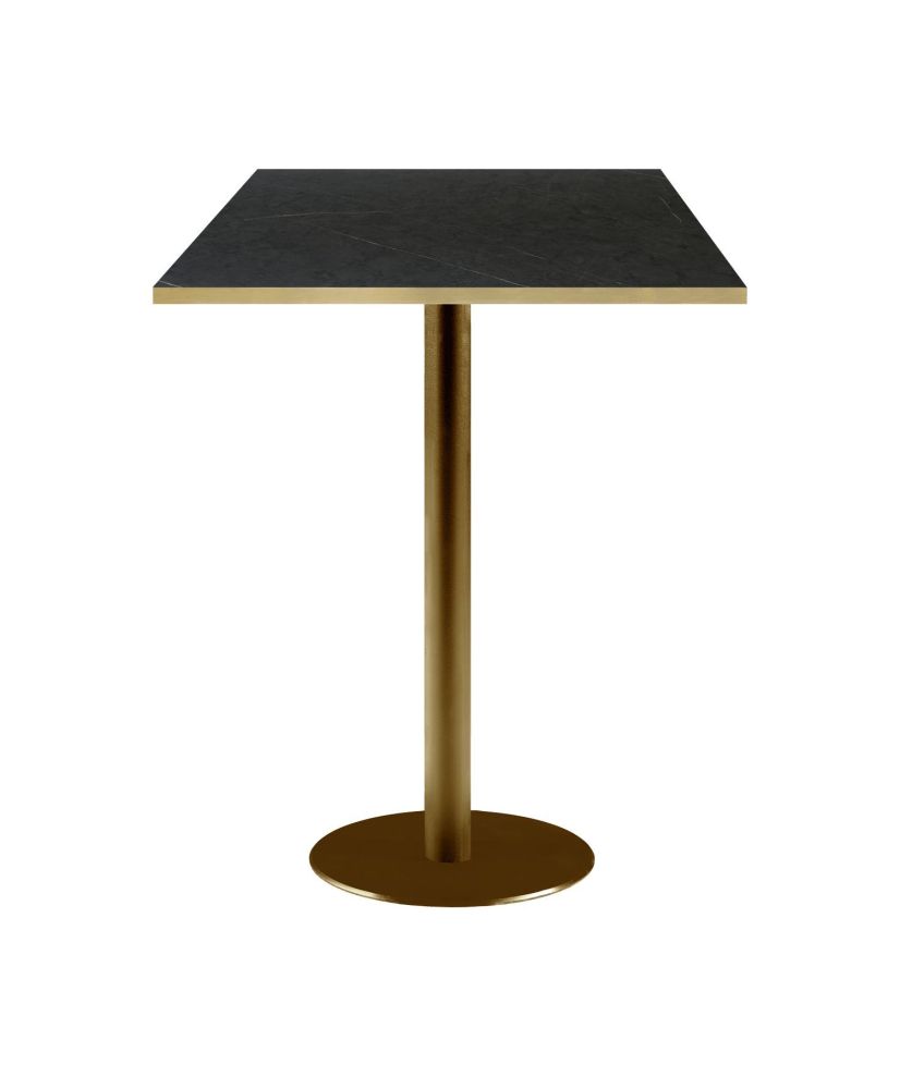 Mange-debout 60 x 60 cm Rome bistrot pierre noire Mange-debout 60 x 60 cm Rome bistrot pierre noire