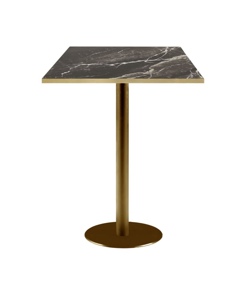 High table 60 x 60 cm Rome bistro veined marble High table 60 x 60 cm Rome bistro veined marble