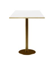 Mange-debout 60 x 60 cm Rome bistrot blanche