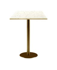 High table 60 x 60 cm Rome bistro terrazzo