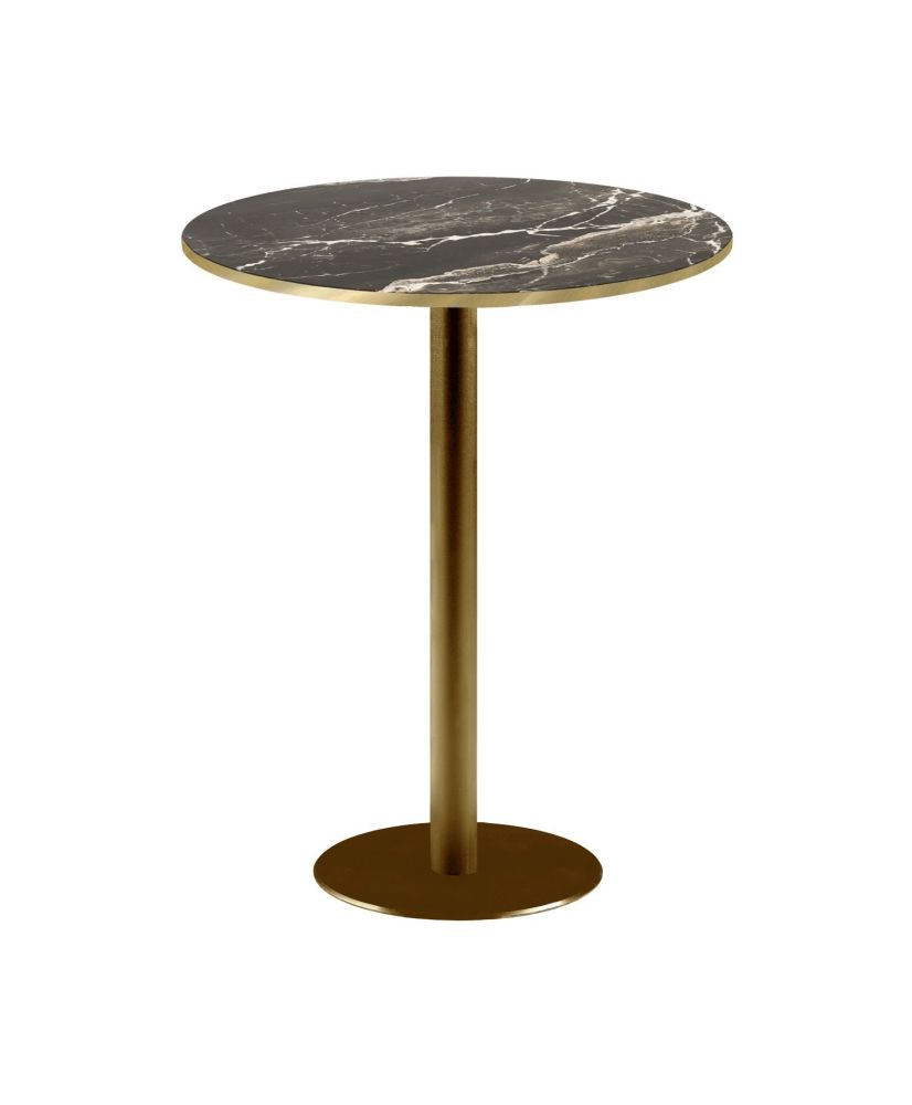 Round high bar Ø 60 cm Rome bistro veined marble Round high bar Ø 60 cm Rome bistro veined marble