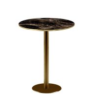 Mange-debout rond Ø 60 cm Rome bistrot marbre veiné glossy