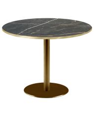Round table Ø 120 cm Rome bistro marble fire