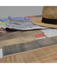 Tisch 160 x 80 cm – Bazila bois rötliches Holz