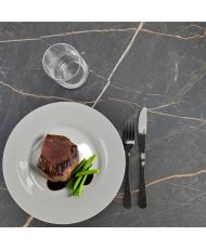 Mange-debout rond Ø 60 cm Rome bistrot marbre feu