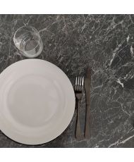 High table 60 x 60 cm Rome bistro glossy black marble