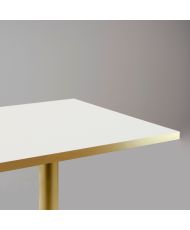 High bar 60 x 60 cm Rome white bistro