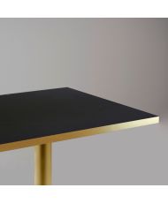 High table 60 x 60 cm Rome black bistro