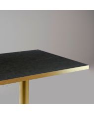 Mange-debout 60 x 60 cm Rome bistrot pierre noire