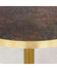  Round table Ø 70 cm Rome bistro rust