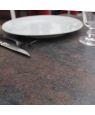  Table 70 x 70 cm Rome bistro rust