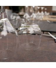 Table 120 x 70 cm - Round rust rock
