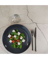 Table 70 x 70 cm - modèle Milan lune blanche