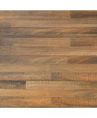 Standing table 60 x 60 cm - Rome model laminated walnut wood