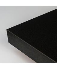 Round table Ø 120 cm - Rome model with base and plain black