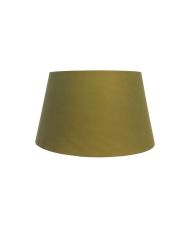 Collection HSM - Abat-jour rond conique XL-ø52/38x30-Vert olive-Tissu