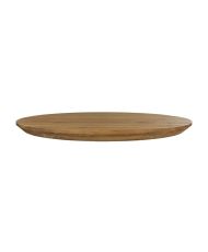 Plateau de table basse rond en chêne ø80 x 4,5 