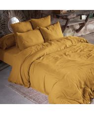 Housse de Couette 260 x 240 cm GAÏA Safran