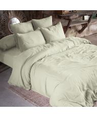 Housse de Couette 240 x 220 cm GAÏA Vert d'eau