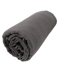Drap housse 180 x 200 cm GAÏA Granit