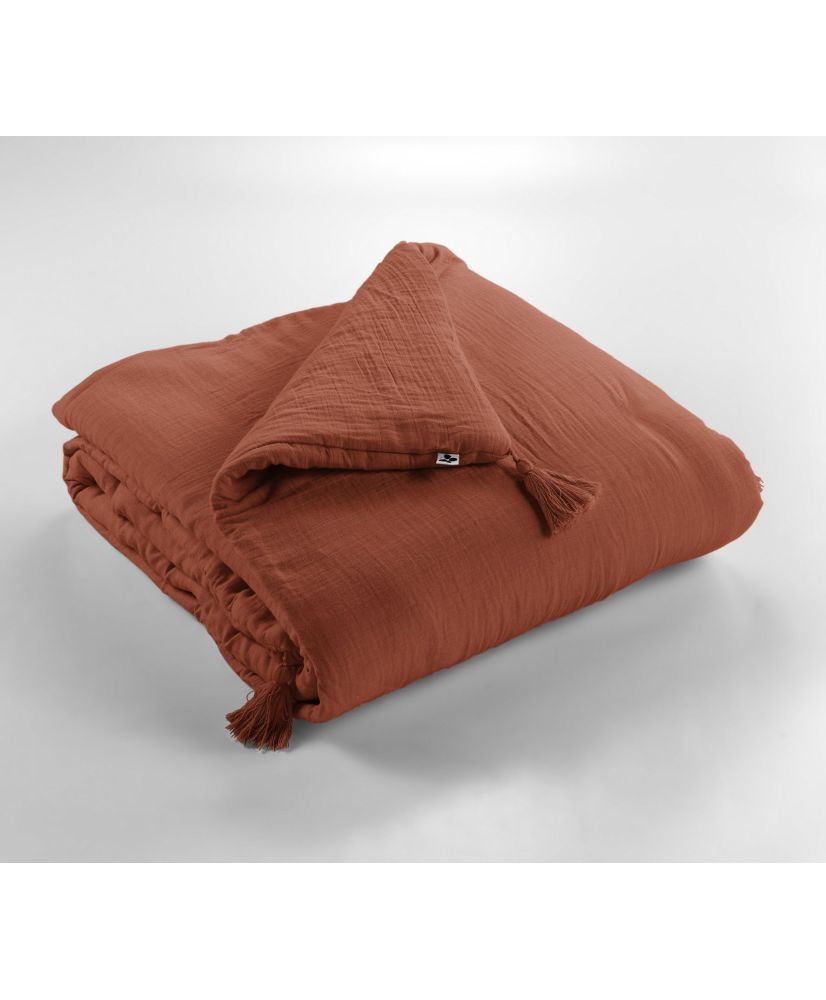 Bout de lit 90 x 200 cm GAÏA Terracotta Bout de lit 90 x 200 cm GAÏA Terracotta