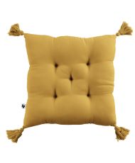 Coussin 40 x 40 cm GAÏA Safran