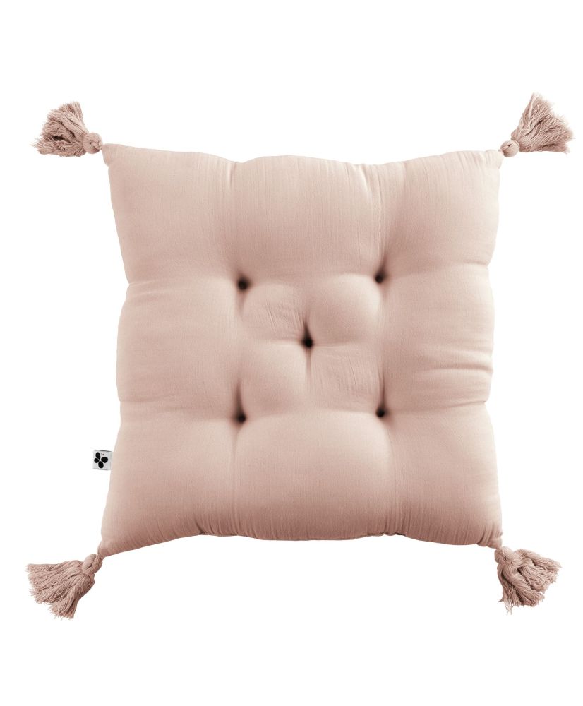 Coussin 40 x 40 cm GAÏA Guimauve Coussin 40 x 40 cm GAÏA Guimauve