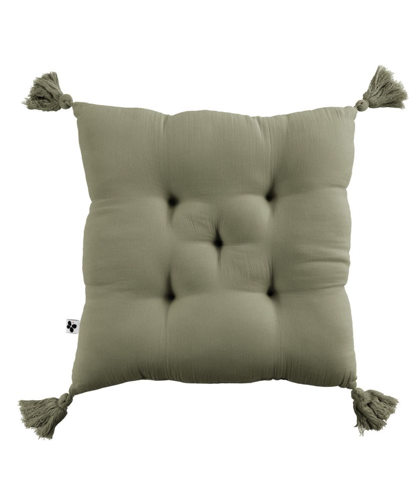 Padded cushion 40 x 40 cm GAÏA Romarin Padded cushion 40 x 40 cm GAÏA Romarin