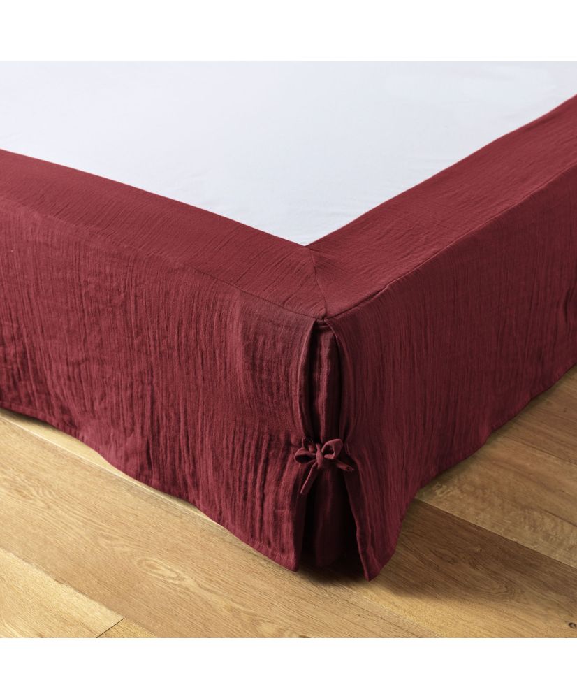 Bettrock 180 x 200 cm GAÏA Weinrot Bettrock 180 x 200 cm GAÏA Weinrot