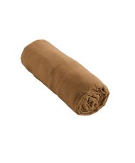 Fitted sheet 140 x 190 cm GAÏA Camel