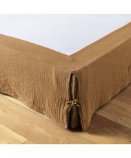 Cache-sommier 140 x 190 cm GAÏA Camel