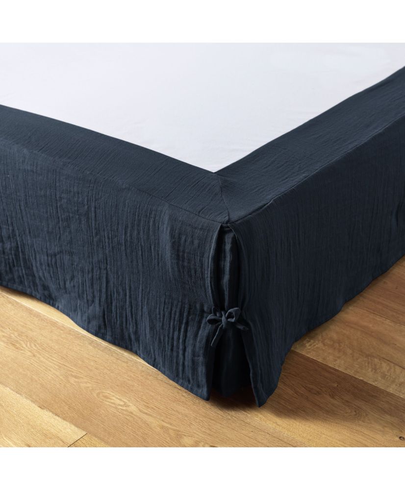 Cache-sommier 90 x 190 cm GAÏA Minuit Cache-sommier 90 x 190 cm GAÏA Minuit