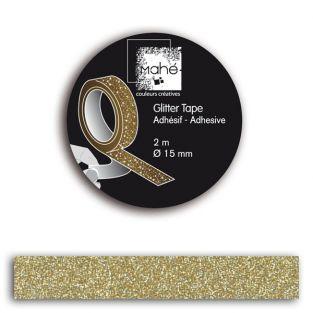  Masking Tape Doré à paillettes 