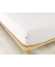 Fitted sheet 180 x 200 cm CANDICE Neige