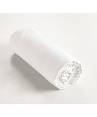 Fitted sheet 90 x 190 cm AMBRE Coconut