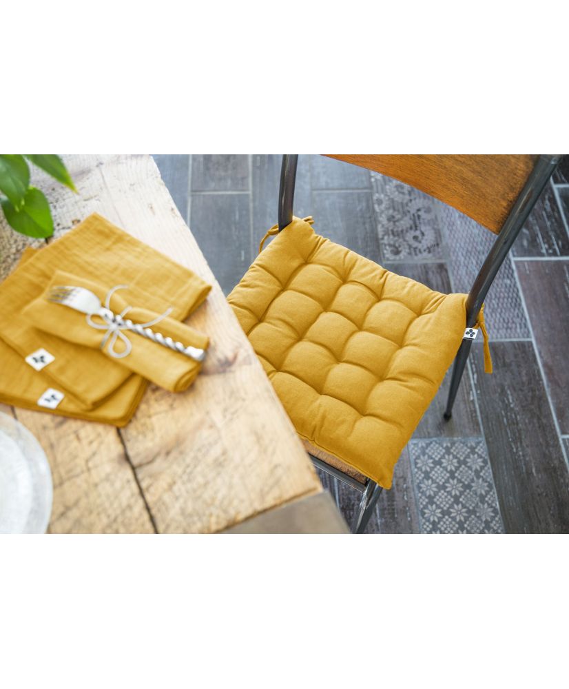 Chair cushion 38 x 38 cm KALA Saffron Chair cushion 38 x 38 cm KALA Saffron
