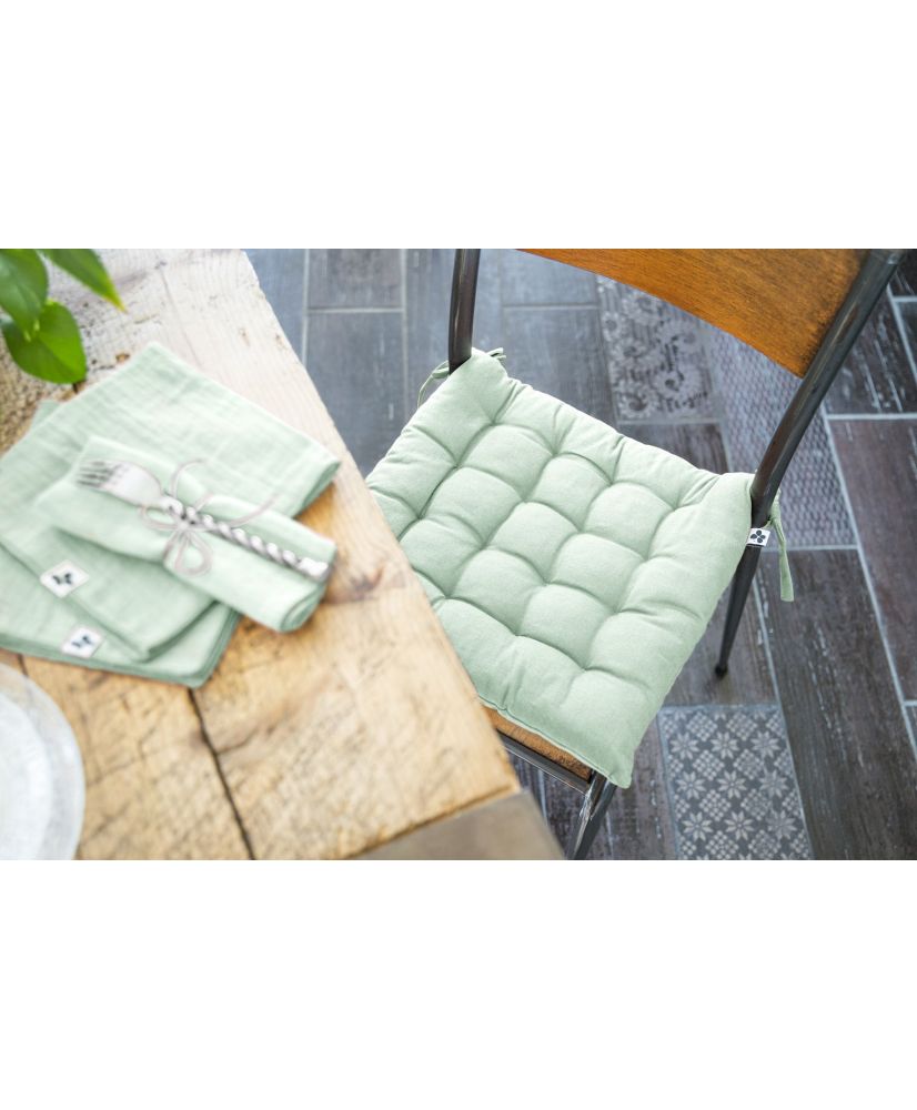 Cuscino per sedia 38 x 38 cm KALA Menta Cuscino per sedia 38 x 38 cm KALA Menta
