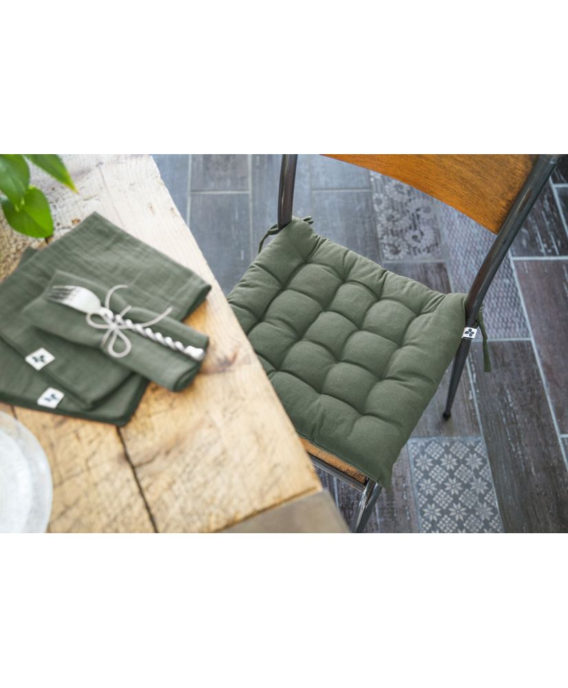 Coussin de chaise 38 x 38 cm KALA Romarin Coussin de chaise 38 x 38 cm KALA Romarin
