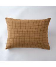 Taie d'oreiller 50 x 70 cm GAÏA MIX Camel