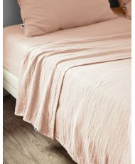 Drap plat 270 x 300 cm GAÏA Guimauve