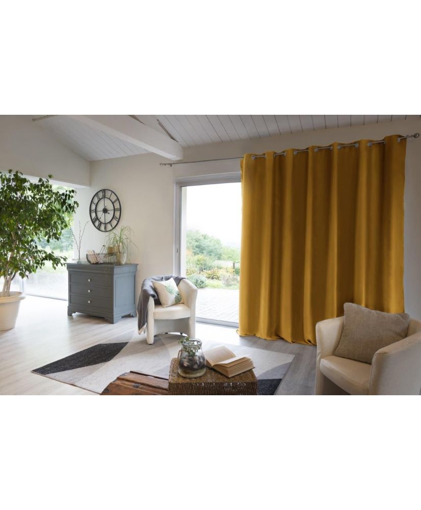 Curtain 280 x 260 cm INUIT Mustard Curtain 280 x 260 cm INUIT Mustard